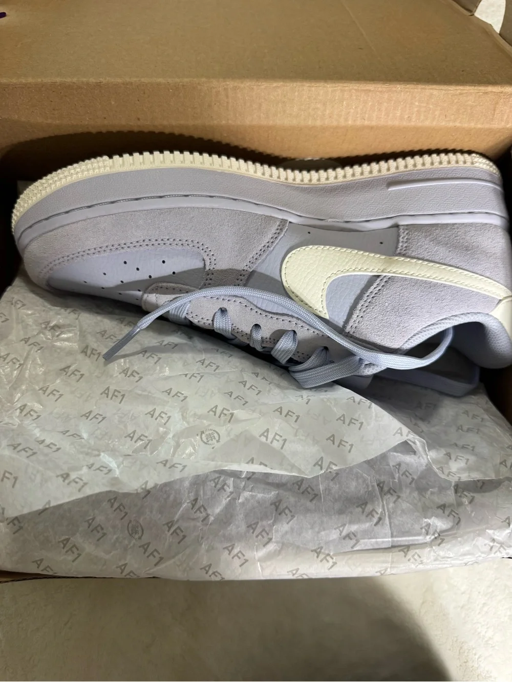 Nike Kids Air Force 1 Low - Lavender & White
